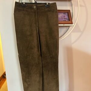Peruvian Connections Women’s 6 Brown Lined Leather Pants